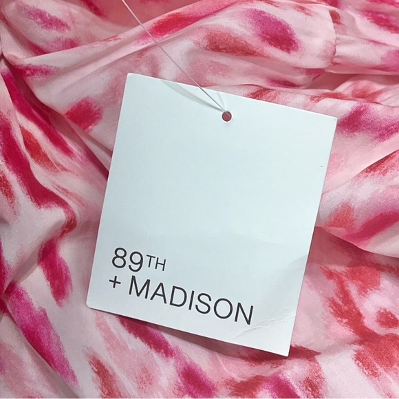 🌞NWT🌞 89TH + MADISON Ruffle Button Front Dress  Size 2X - Picture 5 of 7